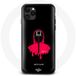 Maniacase Hoesje voor iPhone 12 Pro Max Inktvis spel Vierkant