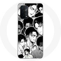 Maniacase Etui voor Oppo A74 Aanval van de Titanen Manga Levi Ackerman Maniacase