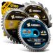 Amboss Werkzeuge® Lame de scie circulaire pour scies circulaires portatives, Ø 190 x 30 mm, jeu adapté pour Bosch GKS 190, Bosch PKS 66 A, Makita 5705R et Metabo KS66