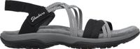 Skechers Reggae Slim-Takes Two Dames Sandalen - Black/Charcoal - Maat 41