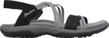 Skechers Reggae Slim-Takes Two Dames Sandalen - Black/Charcoal - Maat 41