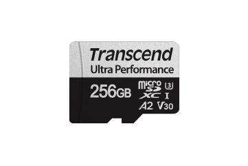 Transcend 256GB microSDXC A2 340S - 160MB/s Read, 125MB/s Write - Class 10, UHS-I, V30