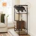 FEANDREA Arbre à chat – Avec espace de rangement – Marron vintage