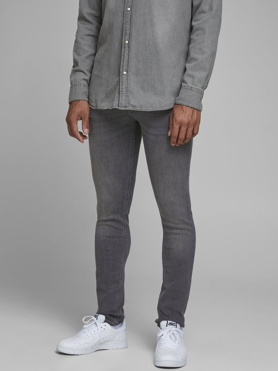 JACK & JONES Liam Original loose fit Jeans - Grey - Size 27/30