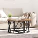 Maison Exclusive - Table basse en bois recyclé, 80 x 80 x 42 cm, design en bois et acier