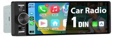 Autoradio 1 DIN - Carplay - Android Auto - Écran tactile 6,28 pouces - Bluetooth