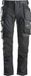 Snickers Workwear Snickers AllroundWork Stretch Werkbroek Holsterzakken 6241 - Mannen - Staalgrijs/Zwart - 50
