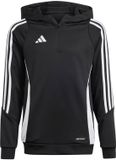 adidas Tiro 24 Training Hoodie Kinderen Zwart - Maat 140cm