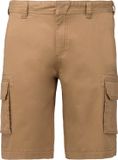 Kariban Herenbermuda met diverse zakken K754 - Camel - 52 NL (46 FR)