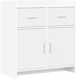 vidaXL Dressoir Wit 75 x 36 x 80 cm Bewerkt hout