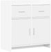 vidaXL Dressoir Wit 75 x 36 x 80 cm Bewerkt hout