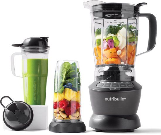 NutriBullet NBF500DG 1,9 l Blender voor op aanrecht 1200 W Zilver