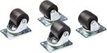StarTech Stevige Zwenkwielen voor Server Racks - 4 stuks