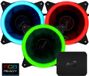 Aerocool REVRGBPRO Ventilator (3 Stuks) Zwart