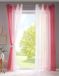 2-pack Modena 2-pack gordijnen verticaal kleurverloop print transparant met oogjes en gordijnhouders, gordijn, deco-gordijn HxB 245x140 cm roze tinten