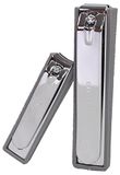 Beter Nagelknipper voor manicure en pedicure met houder, roestvrij staal, duurzaam, nagelverzorging voor handen en teennagels, 2 stuks