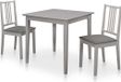 Maison Exclusive - Ensemble de salle à manger 3 pièces, MDF, gris