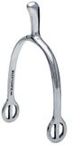 Sefton HISPANO HIPICA SA Sefton Stainless Women Round End English Sporen Zilver 30 mm