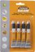 Merkloos Hobby superlijm kleine tubes - 4x stuks - Transparant