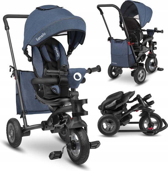 Lionelo Driewieler - Tricycle 2 in 1 Tris - Jeans