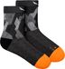 SALEWA Pedroc Camo AM QRT Sokken - Unisex - Maat 45-47 - Oranje/Grijs/Wit/Zwart