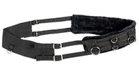 HKM Sports Equipment Longeersingel teddy zwart maat shet