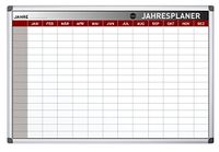 Bi-Office Maya Magnetische jaarplanner, afwasbaar, inclusief marker en magneten, planningsbord, 90 x 60 cm