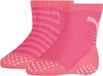 PUMA Chaussettes pour bébé 2-Pack Antidérapant Rose Pointure 23-26