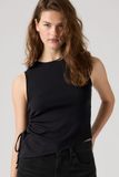 Levi's Alila Asymmetrical mouwloze top - Femme - L - Noir / Anthracite Night