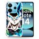 Cokitec Xiaomi Redmi Note 14 4G Manga Dragon Ball Gogeta Face Versterkte hoes