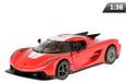 Koenigsegg Model 1:36, Jesko Absolut, rouge-blanc
