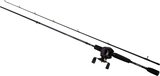 Abu Garcia Gen Ike Low Profile Baitcast Combo - 1.98m 10-30gr - Black