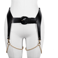 Elif Domanic Yasmin Jarretels BDSM Kleding Leren Lingerie Maat XS