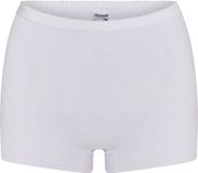 Beeren Engelvaart Tricot B.V. 2-pack Panty softly - Dames short - Vrouwen onderbroek - ondergoed - katoen - Badstof kruisje - Wit / M