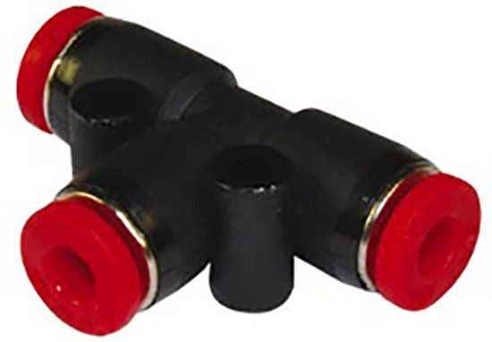 Schmusy IMI NORGREN T-connector C00601000 Buis-Ø: 10 mm Kunststof Kleurloos 1 stuk(s)