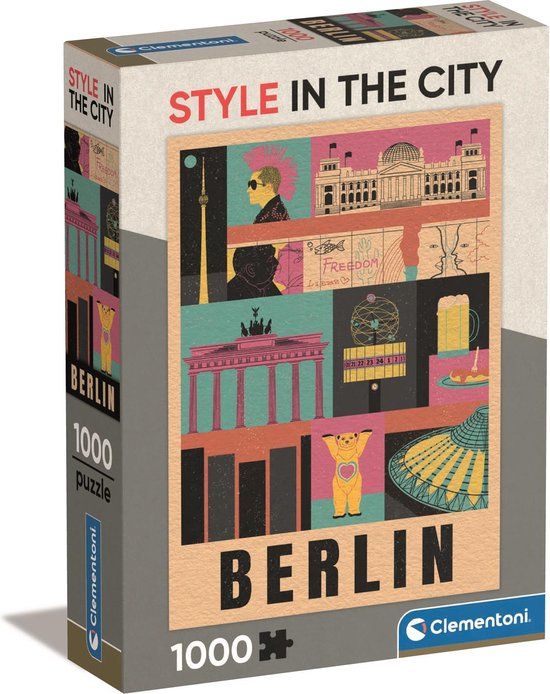 Clementoni Style in the City Berlin 1000-Piece Puzzle for Adults