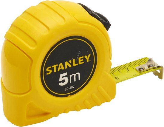 Stanley Rolbandmaat 5m - 19mm - Geel - M30497