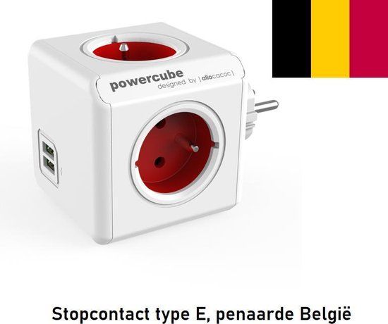 DesignNest PowerCube Original USB FR - Red