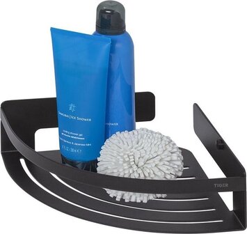 Tiger Caddy Douchemand Hoek - Mat Zwart - 22.4 cm