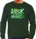 Bellatio Decorations St. Patricks day sweater / trui - groen - heren - Luck of the Irish - Ierse feest kleding / outfit/ kostuum XL