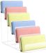 Portemonnee display standaard - Portemonnee organizer - Accessoires presenteren - Zes lagen - 21 x 10 x 24 cm - Transparant