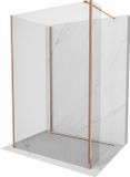 Mexen Kioto paroi de douche Walk-in 115 x 100 x 30 cm, transparent, or rose