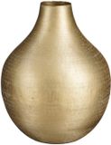 Mica Decorations Kyan Vaas - H31 x Ø25 cm - Aluminium - Champagne