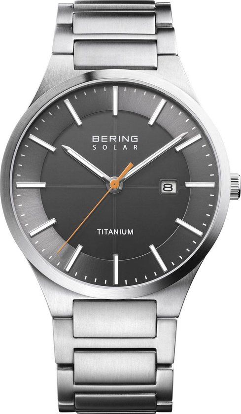 Bering Herenhorloge 15239-779 - Zilverkleurig - Titanium - Grijs - Analoog