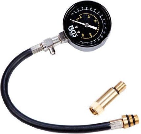 BGS Kompressiemeter - compressie tester - auto benzine motoren - Adapter M14 - M18 - BGS8005