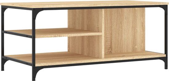 vidaXL Salontafel 100x50x45 cm Sonoma eikenhout