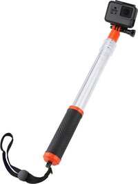 Telesin Waterproof Floating Selfie Stick Monopod - Actioncam - 65cm - Transparant