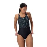 Speedo Badpak Eco Endurance+ Hyperboom Placement Muscleback Zwart/Groen