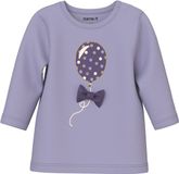 NAME IT - NBFNIVAS LS TOP - Baby - Lange mouwen shirts - Maat 62 - Katoen/Elastaan - Heirloom Lilac