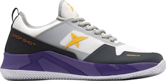 Drop Shot GREY AND PURPLE DROP SHOT VIRTUO-V XT DZ261008 Padel Shoes Men's Purple Synthetic Size 46